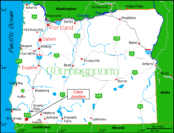 Oregon Map